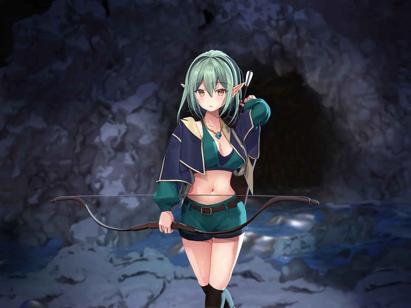 Half Elf Wa Goblin Snyou No Harami Bukuro To Shite